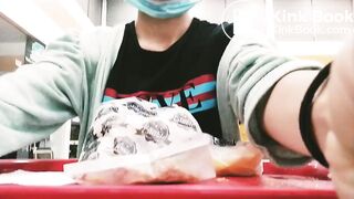 Eating a shitty burger, ScatKings.com Scat Porn 2 ScatKings.com Scat Porn