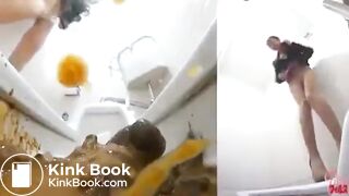 many girls poop in same broken toilet japanese, ScatKings.com Scat Porn 25 ScatKings.com Scat Porn